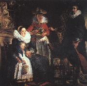 Jacob Jordaens The Painter's Family oil painting